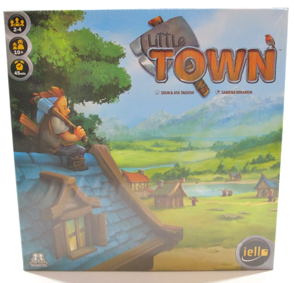 Little Town Board Game Iello Games IEL 51611 Family Tile